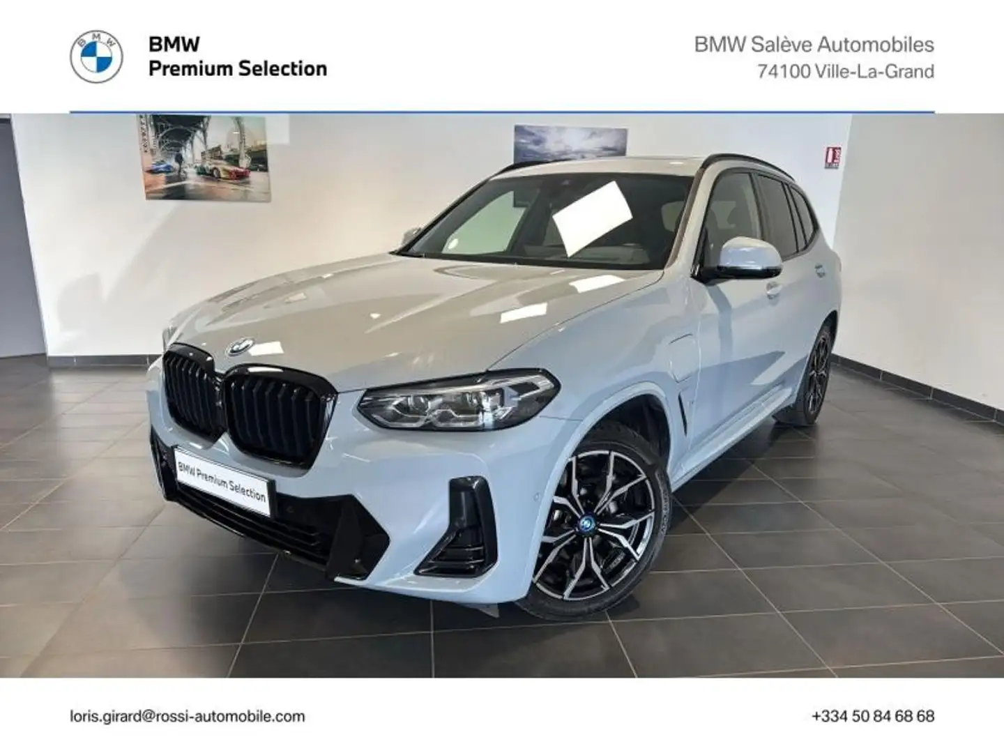 BMW X3 xDrive30e 292ch M Sport Gris - 1