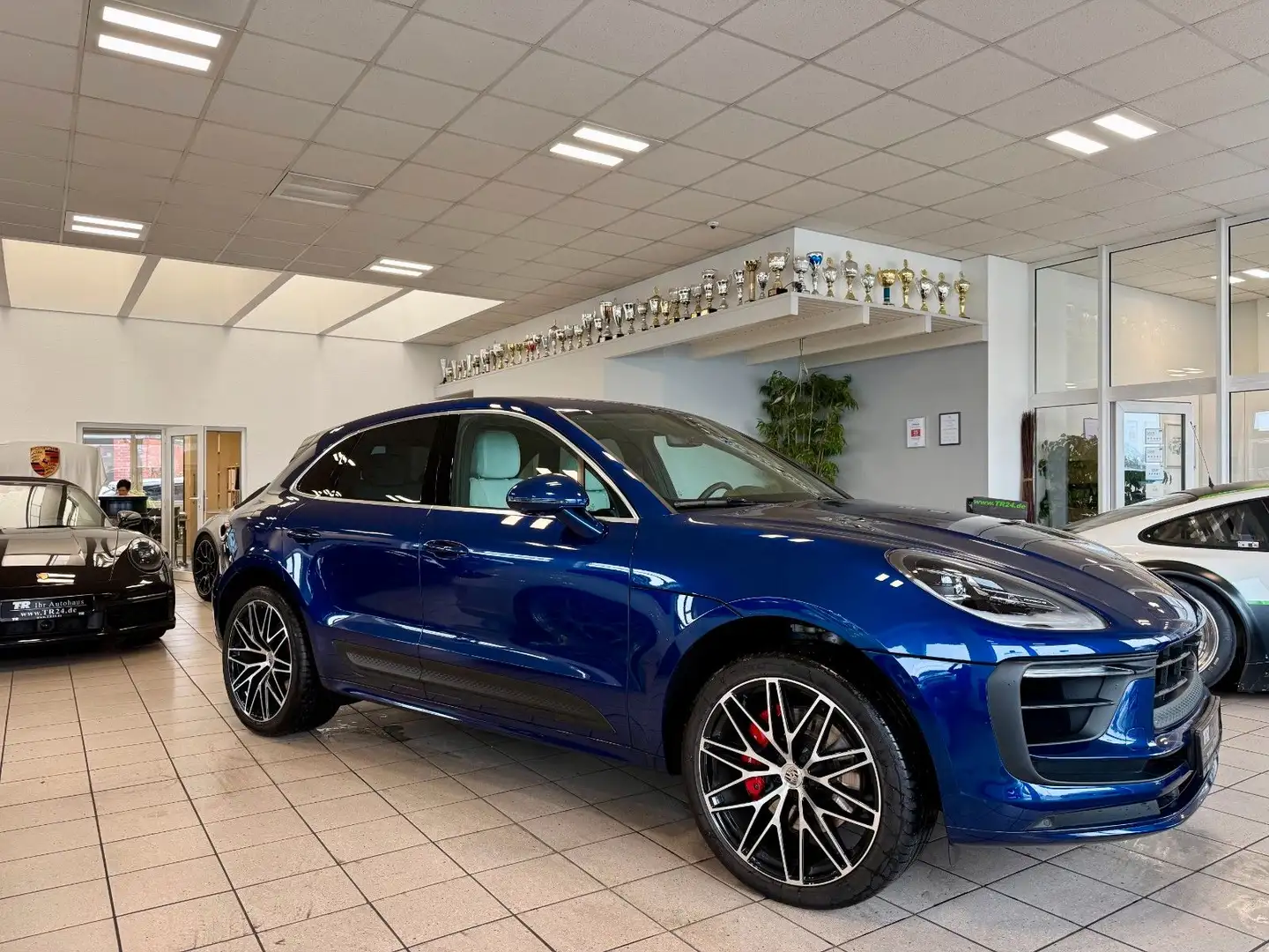 Porsche Macan S Luftfederung/Panorama/ACC/SportChrono Blau - 1