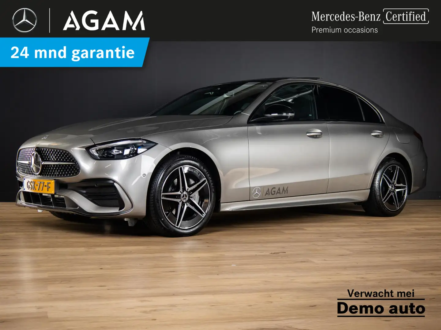 Mercedes-Benz C 300 Limousine e AMG Line Premium PLUS | Panorama dak Grijs - 1