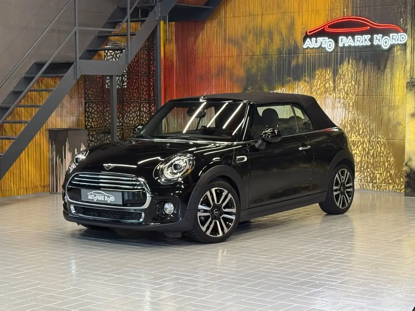 MINI Cooper Cabrio Aut.~LED~NAVI~SHZ~PDC Noir - 1