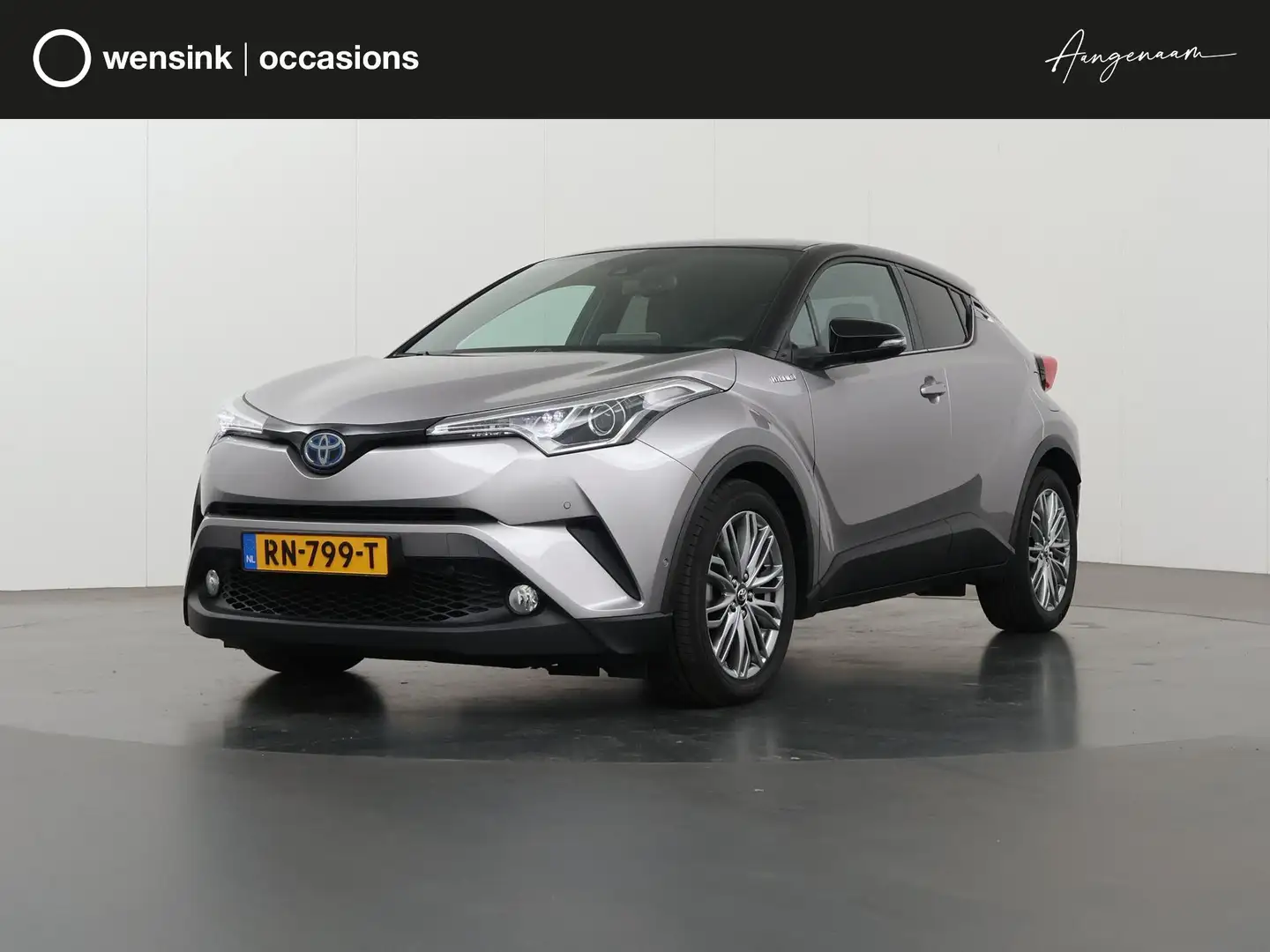 Toyota C-HR 1.8 Hybrid Black Edition | Lederen Bekleding | JBL Grijs - 1