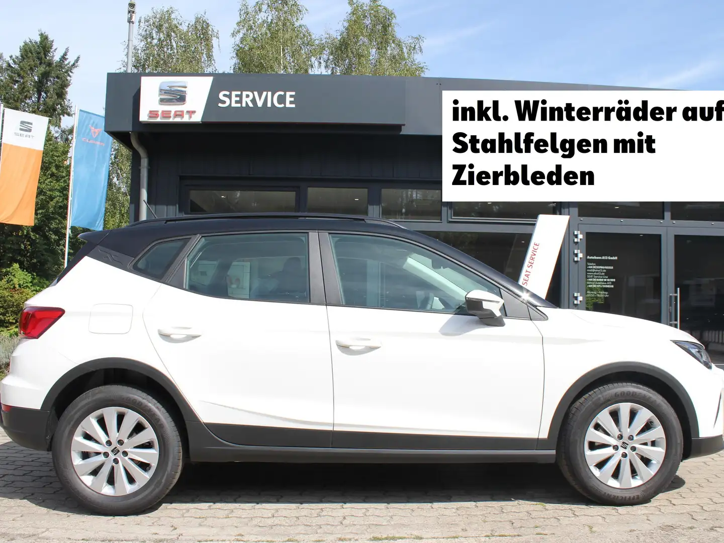 SEAT Arona Arona 1.0 TSI DSG Style ACC. SHZ. FullLink. PDC. 5 Blanc - 1