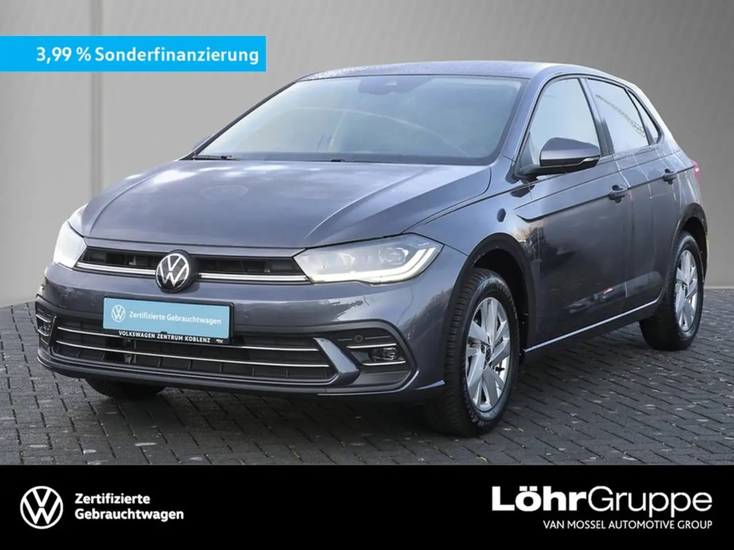 Volkswagen Polo 1.0 TSI DSG Style Navi/LED/SHZ Grau - 1