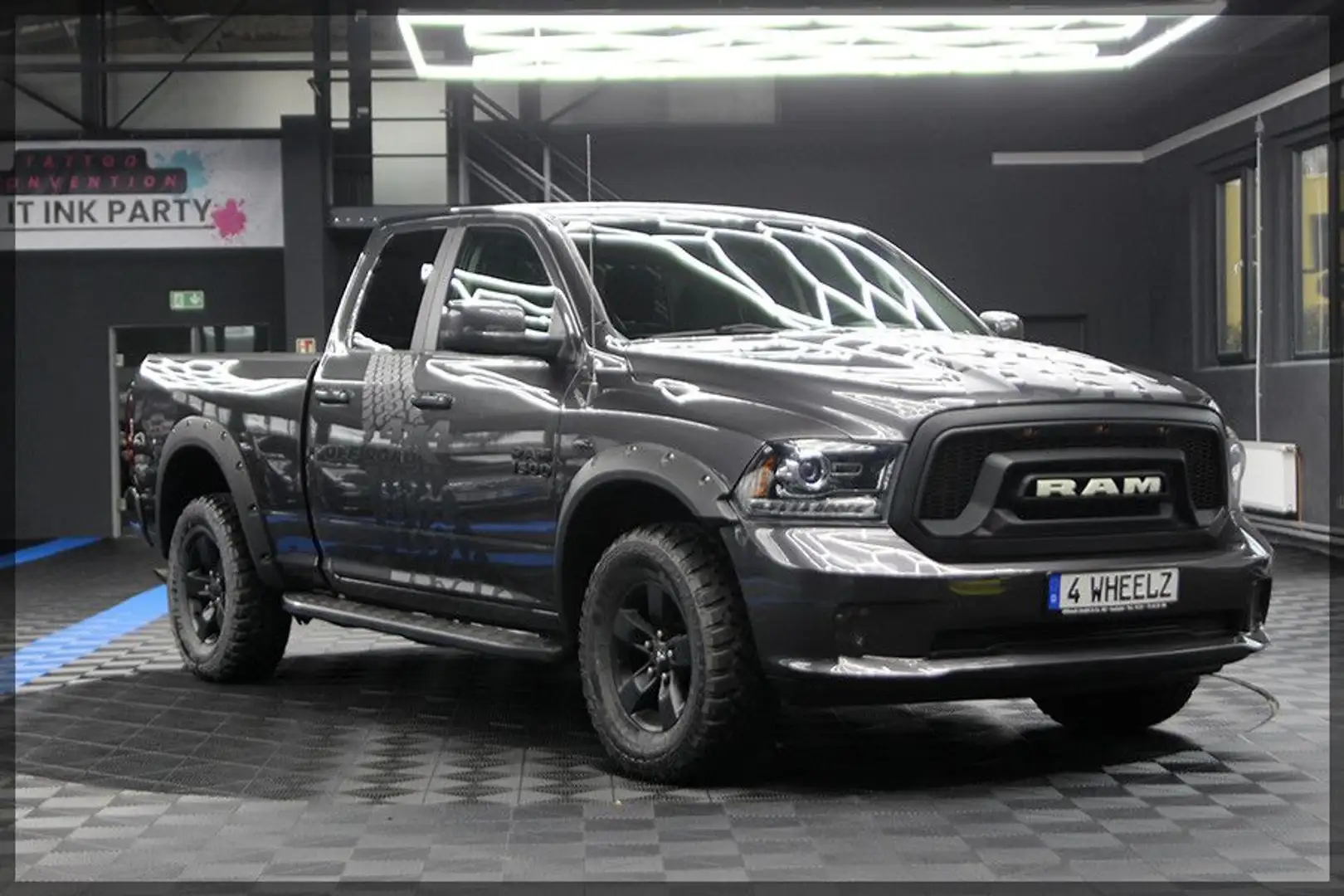 Dodge RAM 5.7 HEM QUAD CAB LPG / CAM / LEDER / ANDROID Gris - 1
