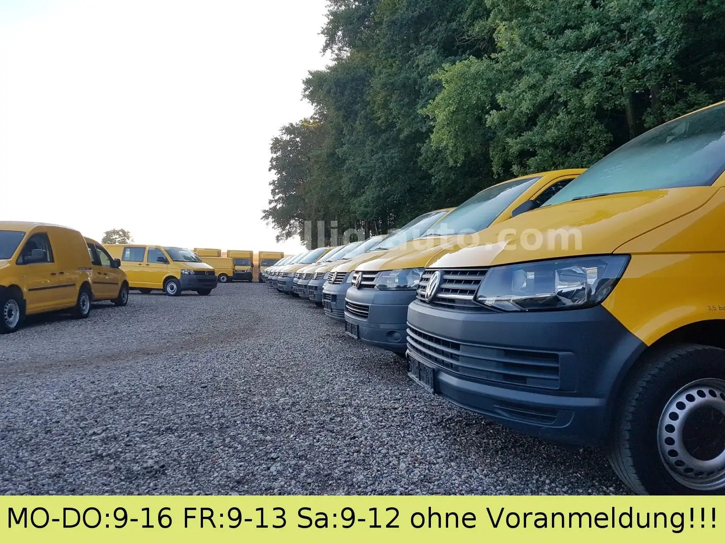Volkswagen T5 Transporter 2.0TDI EU5*2xSchiebetüre*1.Hand* Gelb - 1