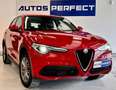 Alfa Romeo Stelvio 2.0 T AWD TVAC AUTO GPS CAMERA LED CUIR CAR-PASS Rojo - thumbnail 2