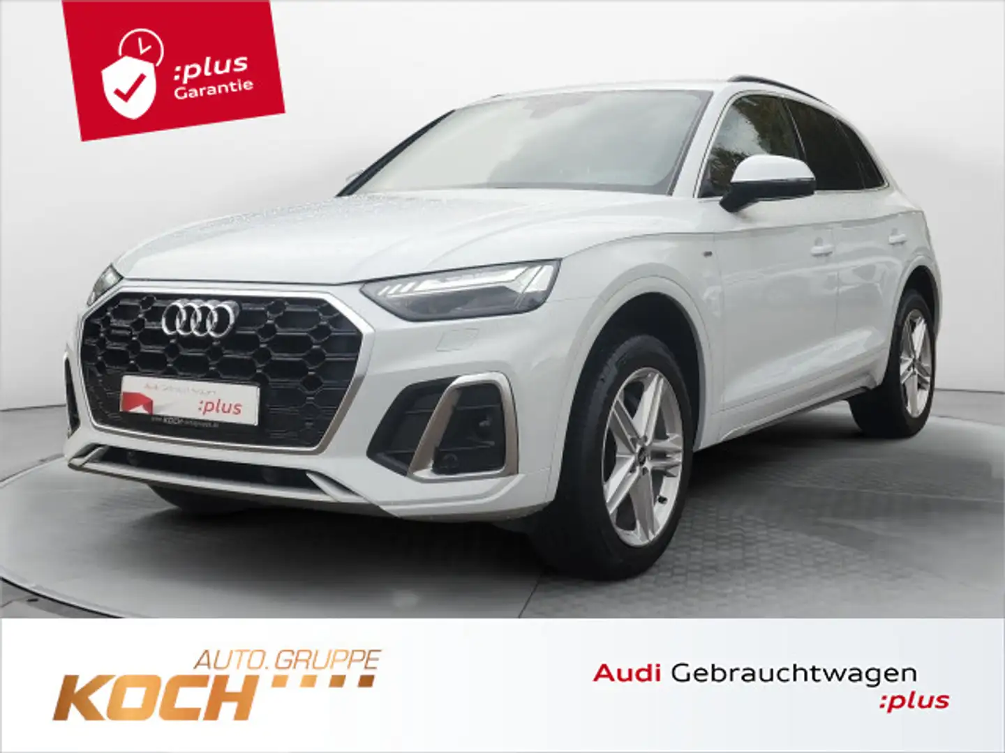 Audi Q5 40 TDI q. S-Tronic S-Line 2x, Matrix, AHK, Pa Weiß - 1