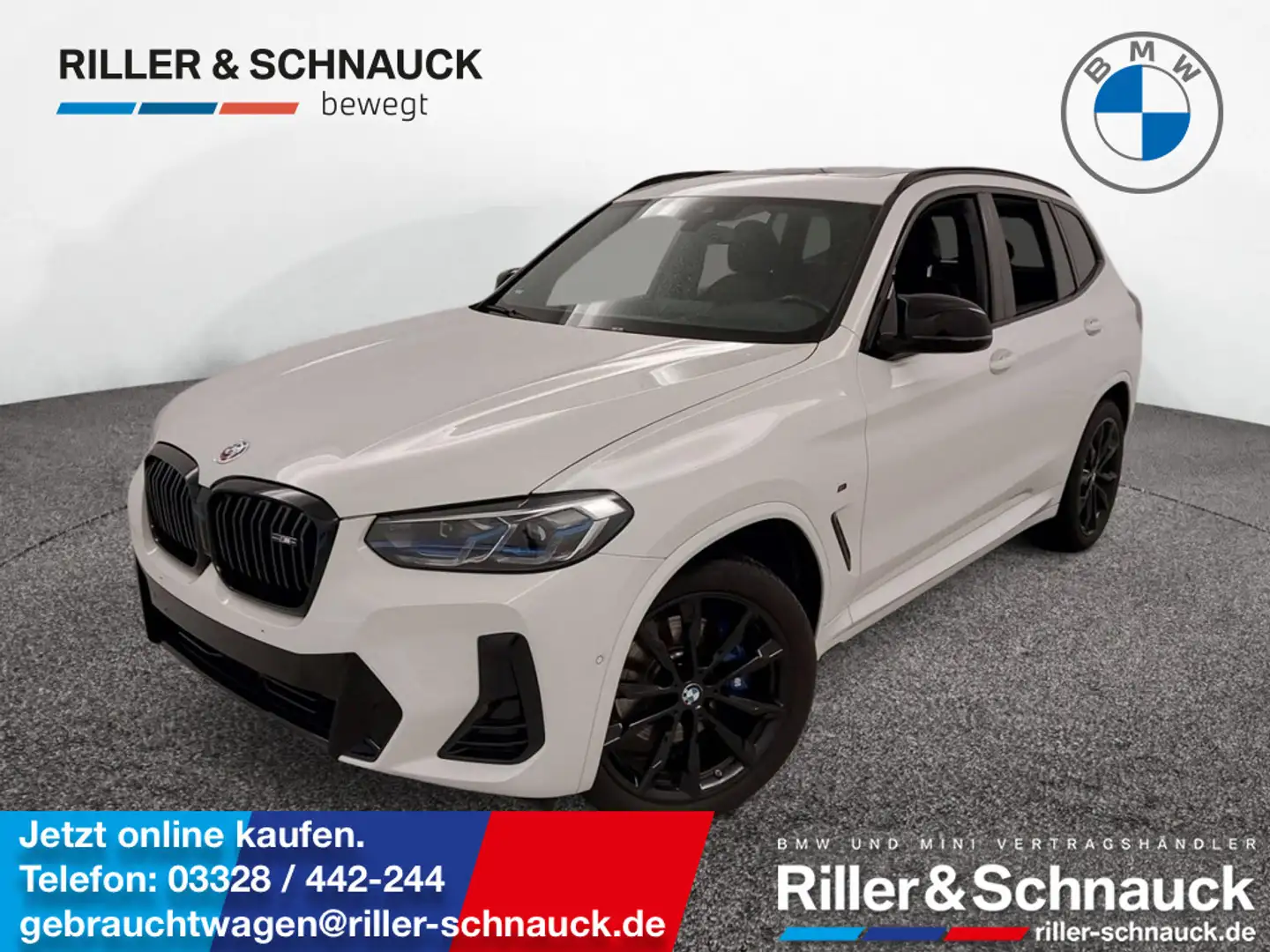 BMW X3 M 40d xDrive LASER+PANO+AHK+HUD+ACC Alb - 1