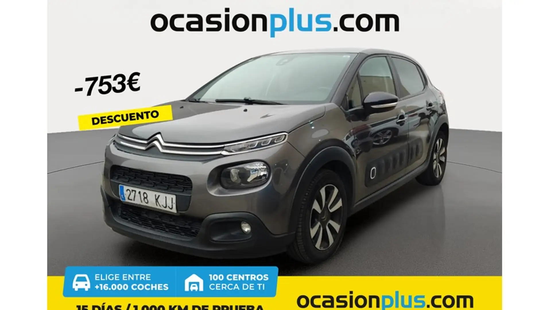 Citroen C3 1.2 PureTech S&S Feel 83 Gris - 1