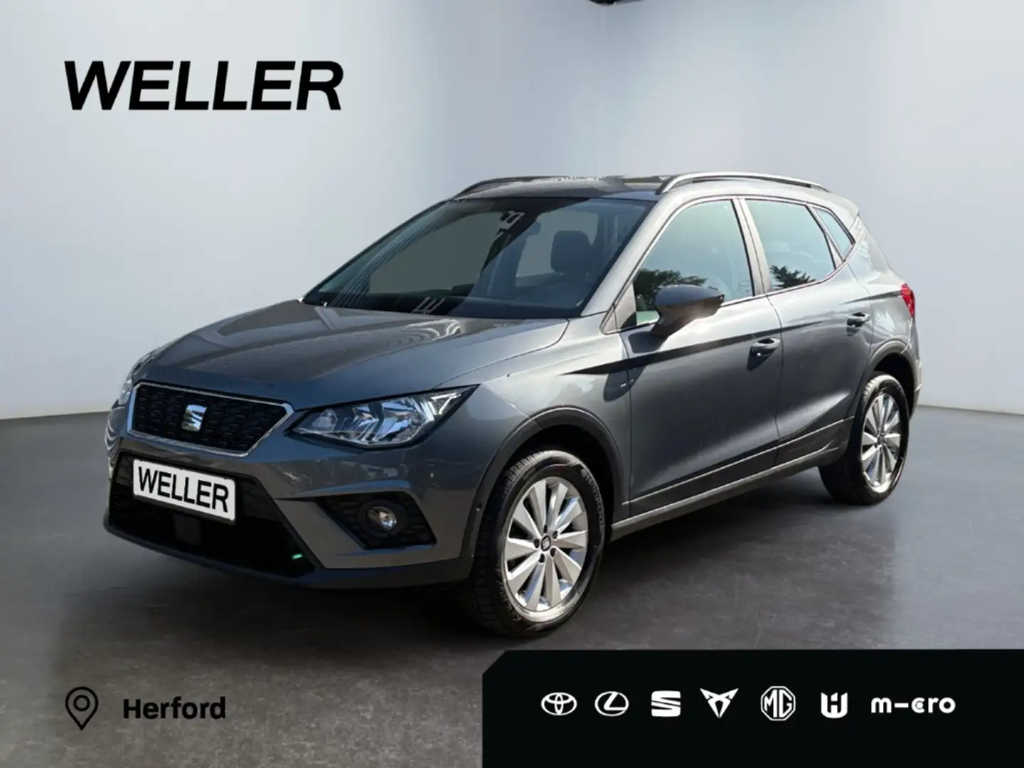 SEAT Arona 1.0 Eco TSI Style *CAM*CarPlay*Park Assist* Gris - 1