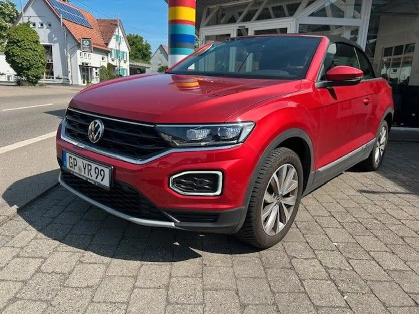 Volkswagen T-Roc Cabriolet 1.0 TSI Style APP/SHZ/PDC/GAR. Rouge - 2