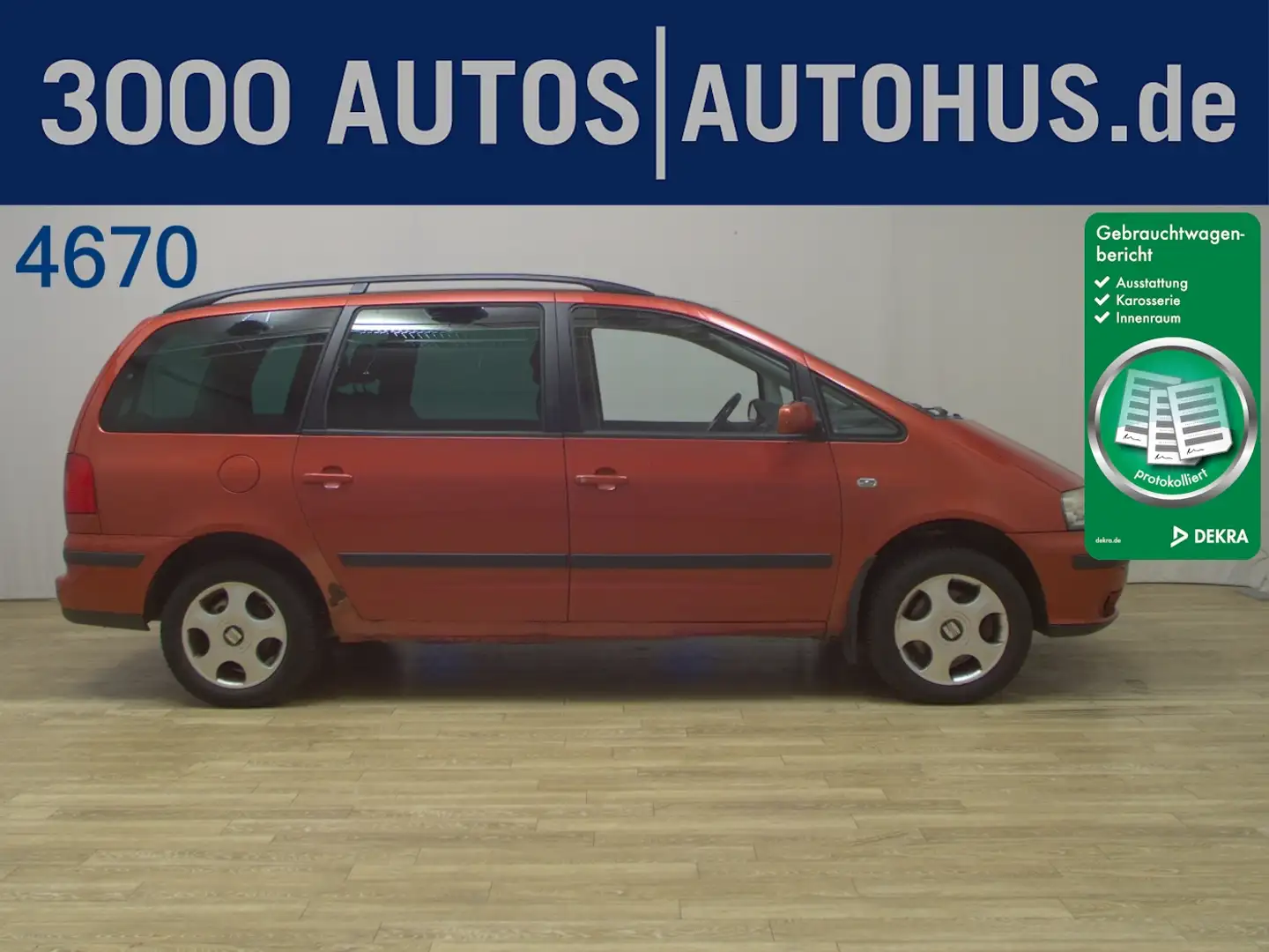 SEAT Alhambra 1.9 TD 7-Sitze PDC Klima Rot - 1
