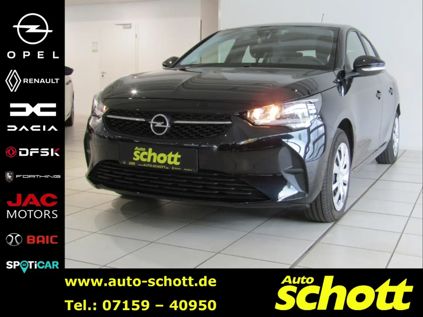 Opel Corsa-e F e Edition (MJ22B) Elektromotor, 100 kW (136 Noir - 1