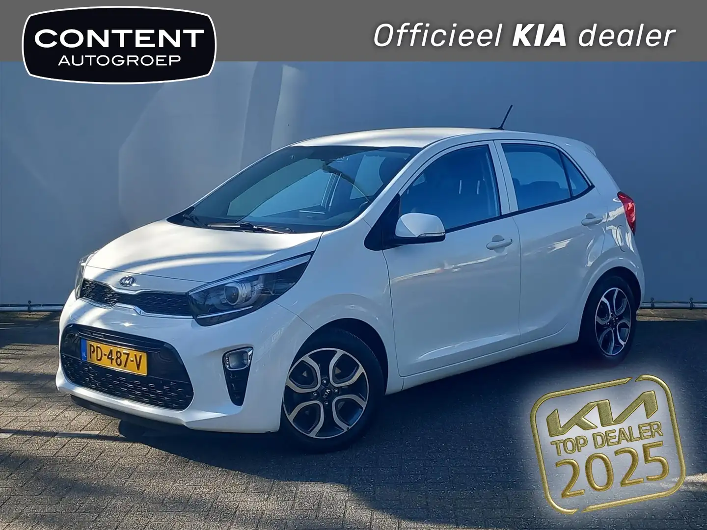 Kia Picanto 1.0 CVVT 67pk 5-zits First Edition Blanco - 1