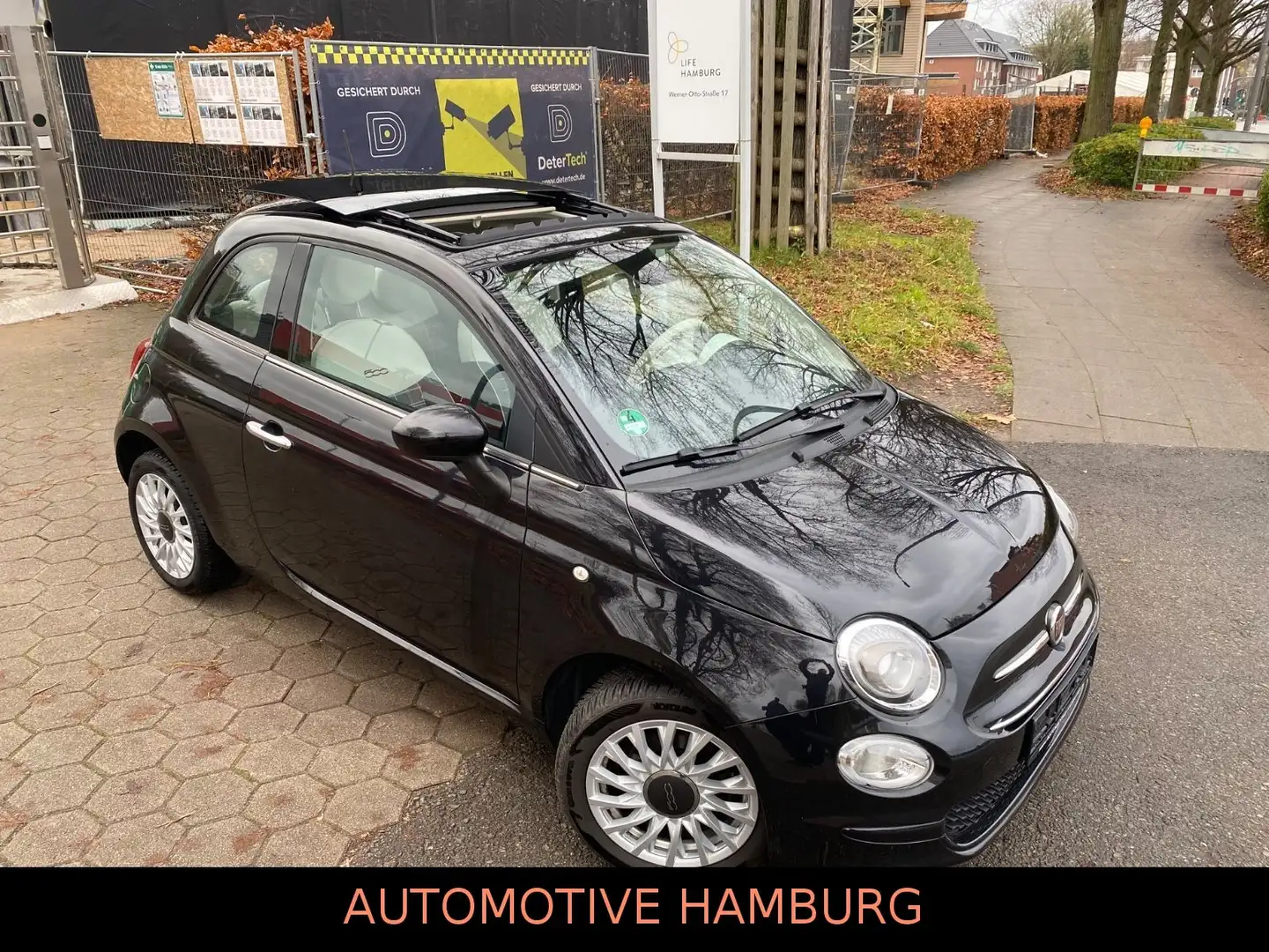 Fiat 500 Automatik*Klima*NAVI*elekt. Panorama*PDC*1.H Noir - 1