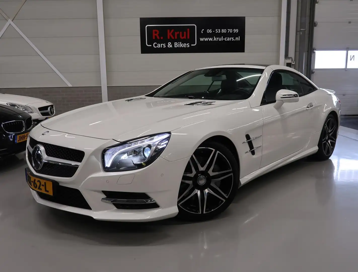 Mercedes-Benz SL 400 AMG Panoramadak Camera Harman Kardon AMG-Line Spoi Weiß - 2