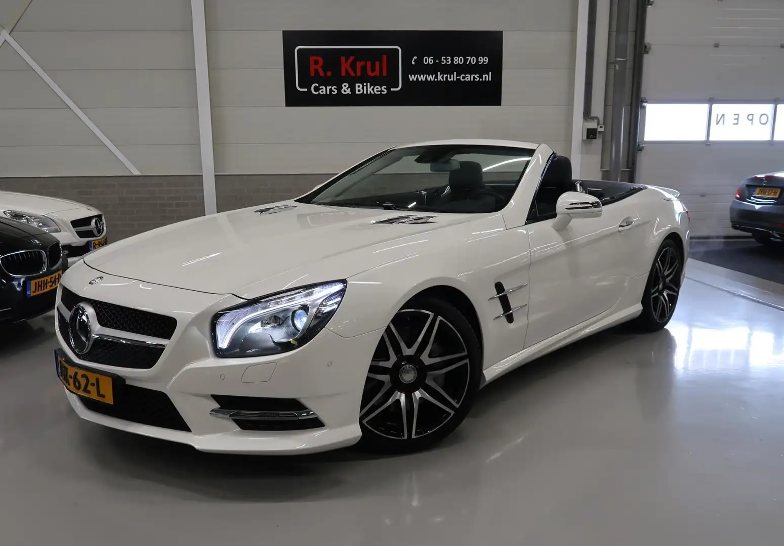 Mercedes-Benz SL 400 AMG Panoramadak Camera Harman Kardon AMG-Line Spoi Weiß - 1