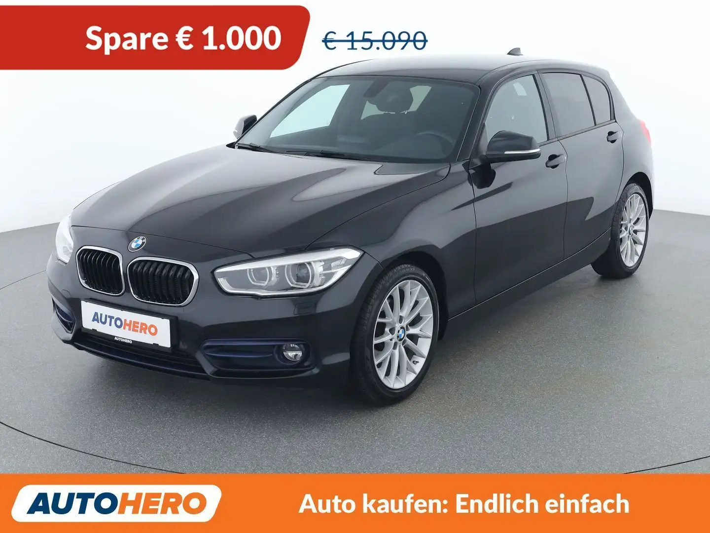 BMW 116 116i Sport Line Schwarz - 1