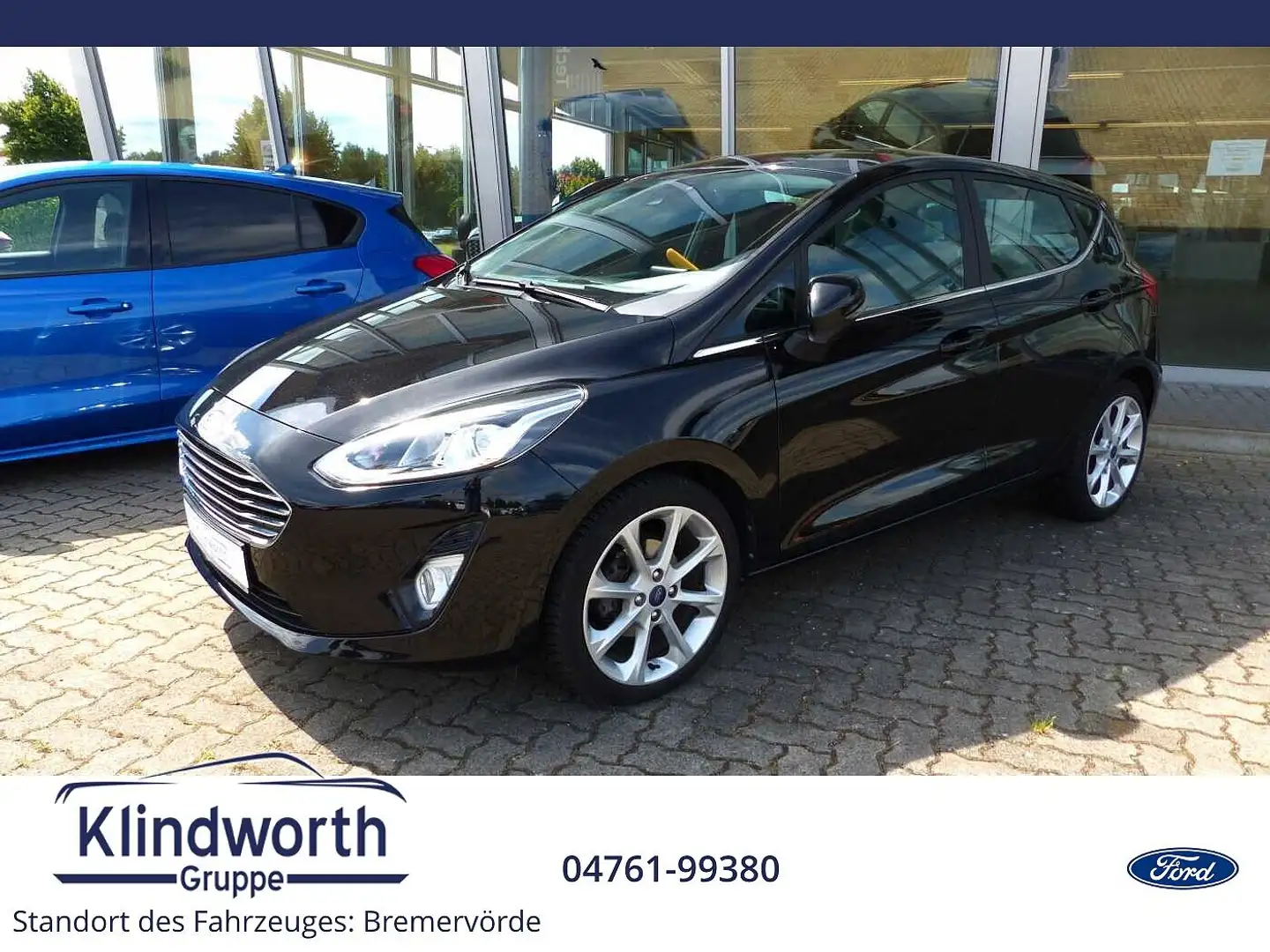 Ford Fiesta 1.0 EcoBoost S&S TITANIUM Notrad,Klima Schwarz - 1