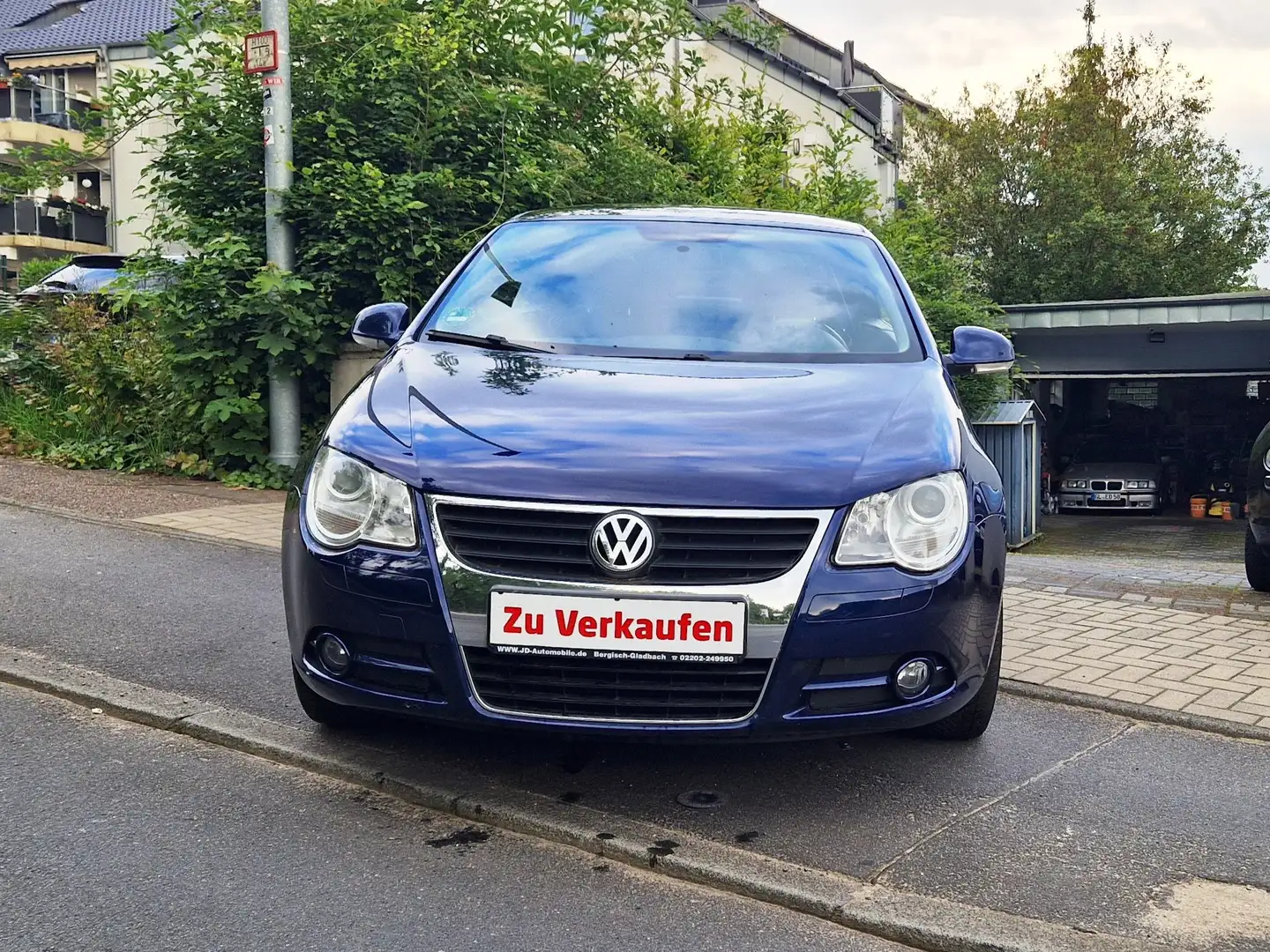 Volkswagen Eos 1.6/Panoramadach/Verkauf nur Gewerbe oder Export! Blau - 2