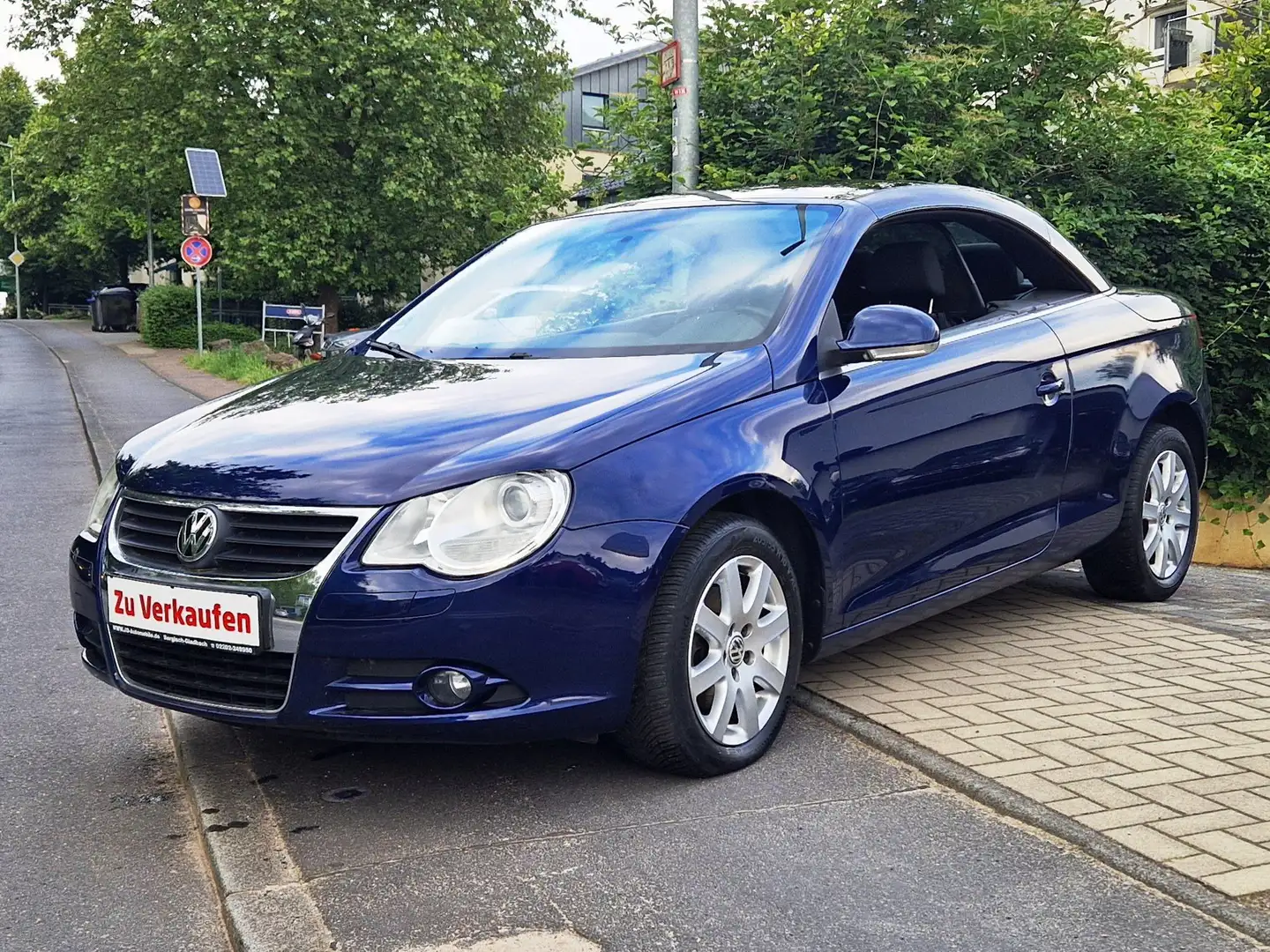 Volkswagen Eos 1.6/Panoramadach/Verkauf nur Gewerbe oder Export! Blau - 1