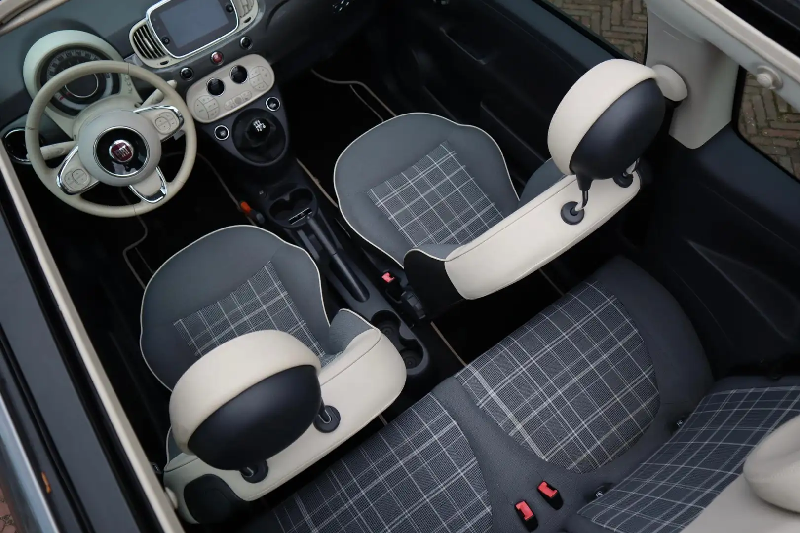 Fiat 500C 0.9 TwinAir Mirror Edition | Cabrio | Uconnect 7” Gris - 2