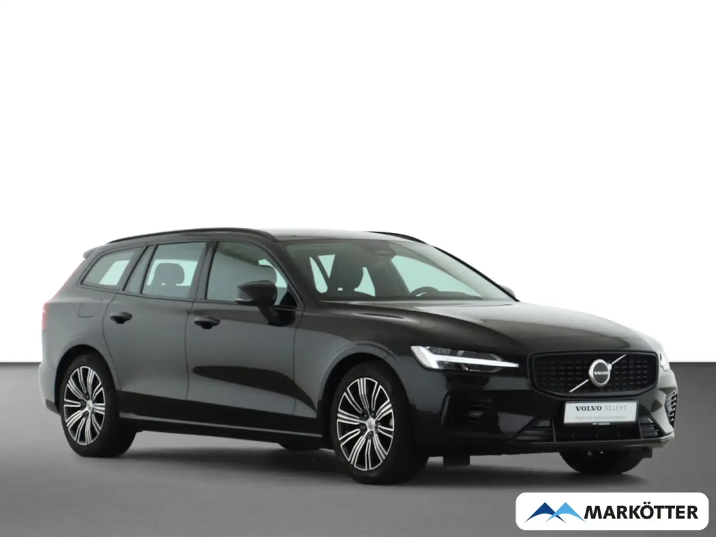 Volvo V60 T6 Plus Dark Recharge AWD/CAM//LED/LHZ/SHZ Schwarz - 1