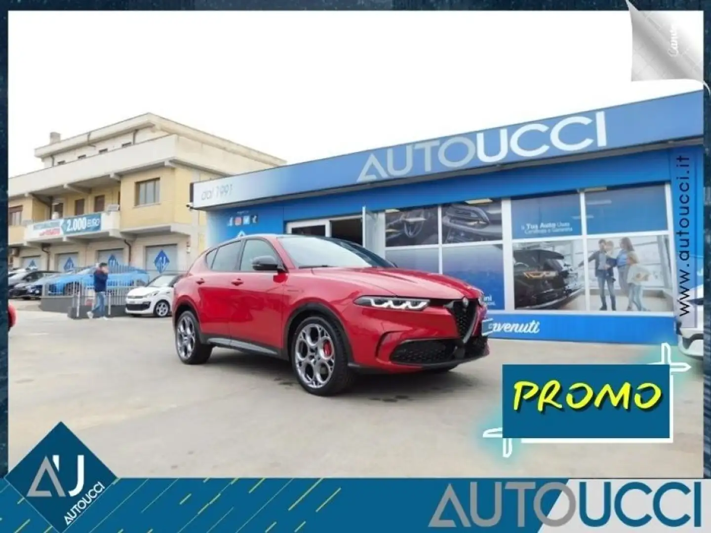 Alfa Romeo Tonale 1.5 160 CV MHEV VELOCE Červená - 1