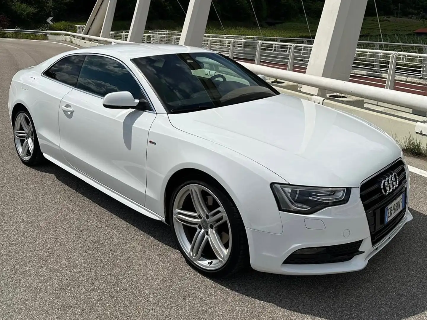 Audi A5 A5 Coupe 2.0 tdi Advanced 177cv multitronic Bianco - 1