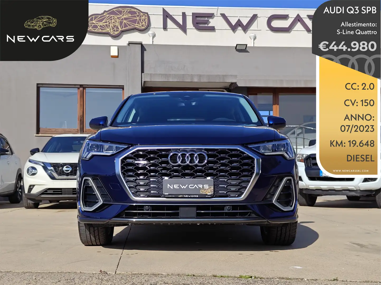 Audi Q3 SPB 35 2.0 tdi S line edition quattro s-tronic Blu/Azzurro - 1
