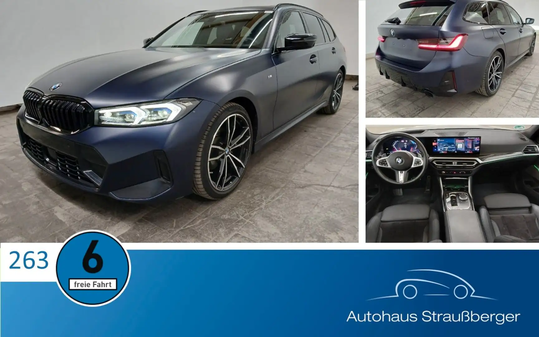 BMW 320 d Touring xDrive M Sport ACC AHK H-K RFK PANO Blauw - 1