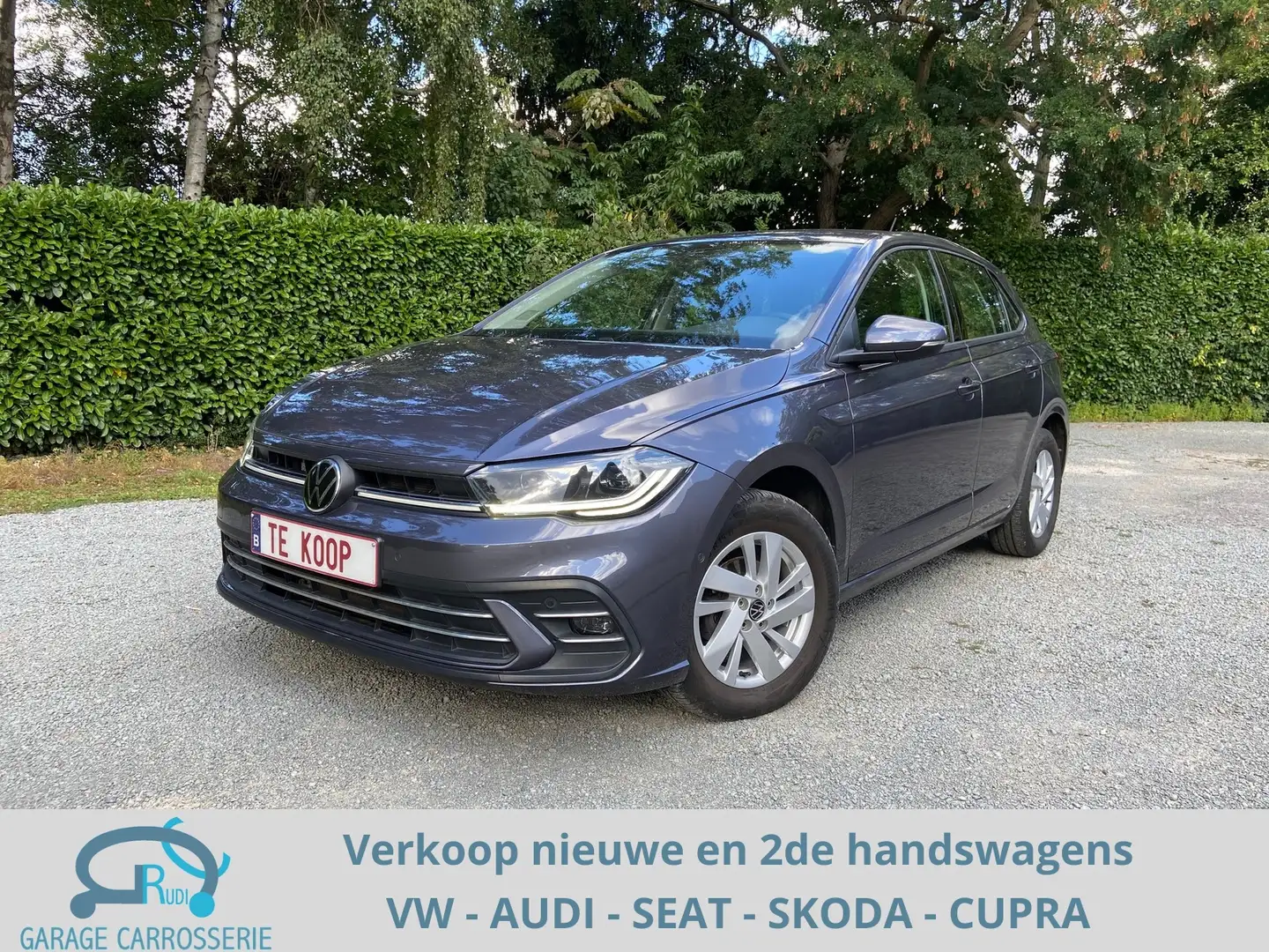 Volkswagen Polo 1.0 TSI DSG Style*LED*ACC*SIDE assist*… Gris - 1