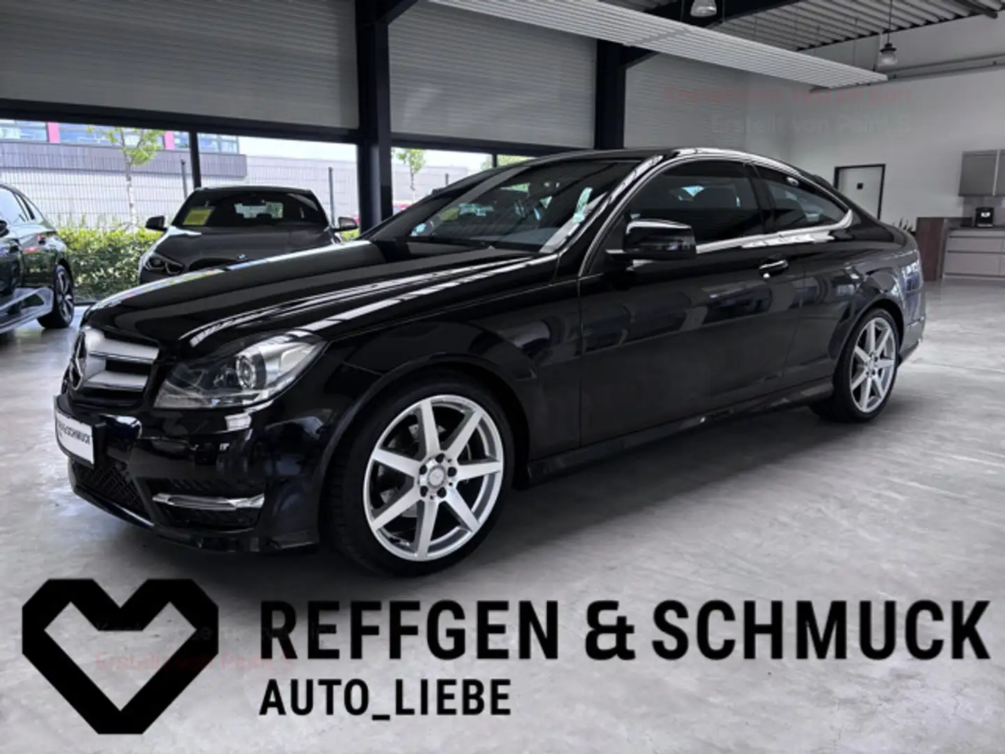 Mercedes-Benz C 180 COUPE AMG AUTOMAT+KLIMA+NAVI+XENON+TÜV Negru - 1