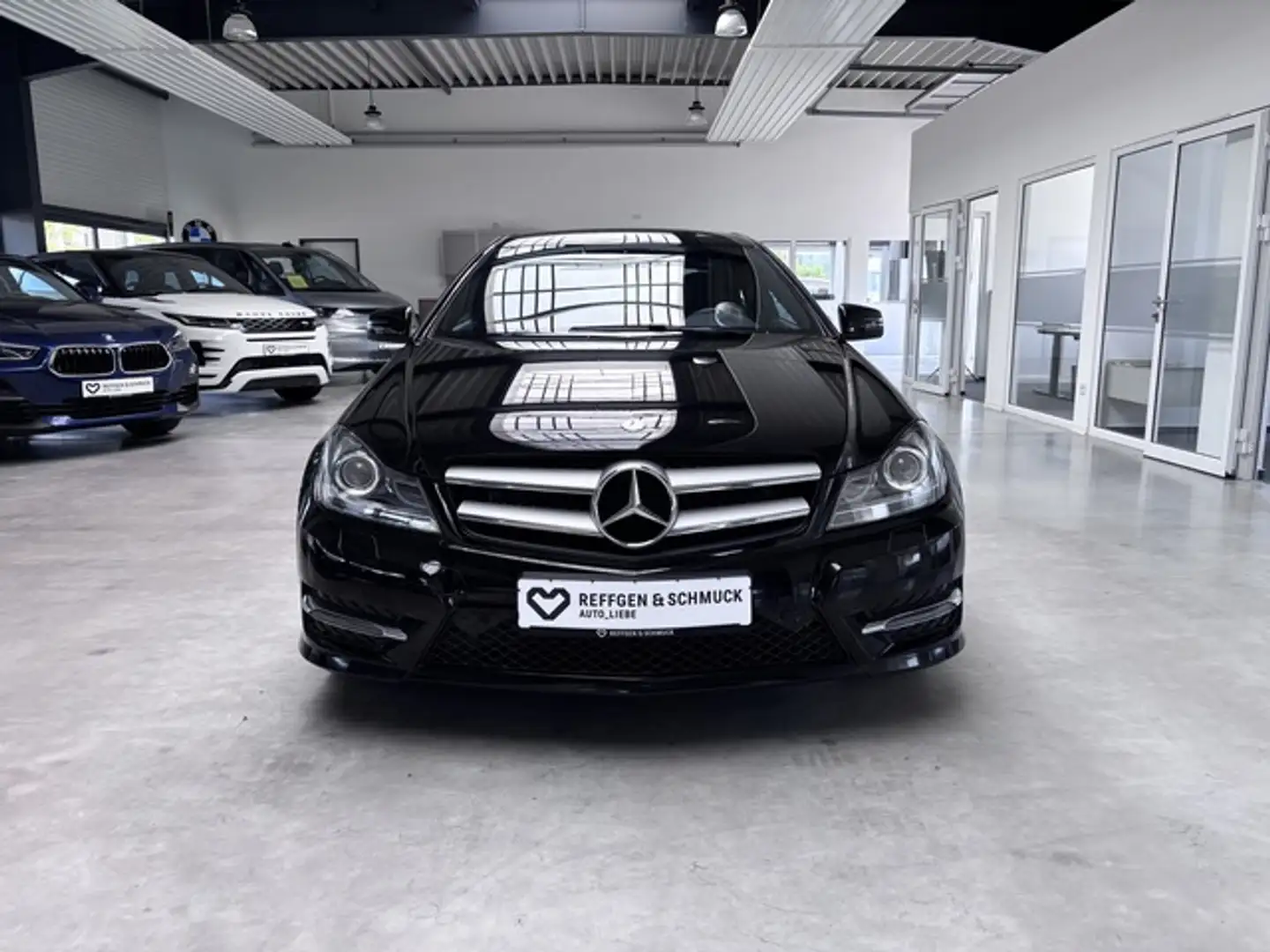 Mercedes-Benz C 180 COUPE AMG AUTOMAT+KLIMA+NAVI+XENON+TÜV Negru - 2