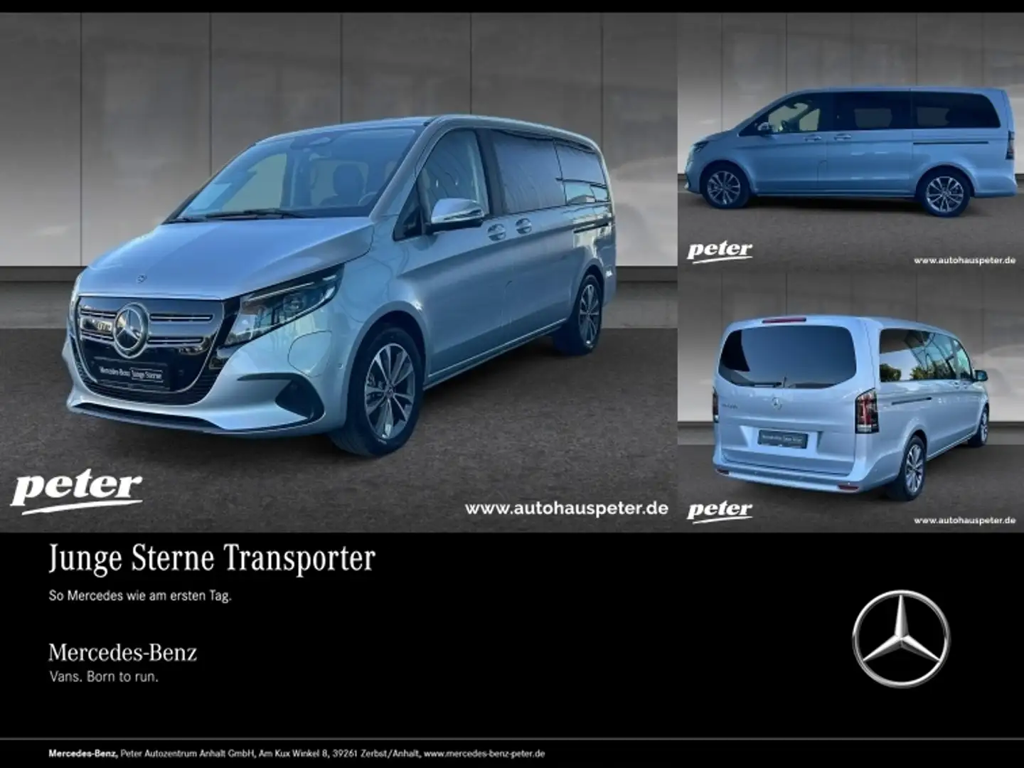 Mercedes-Benz EQV 300 Lang AIRMATIC+MULTIBEAM+DISTR Srebrny - 1