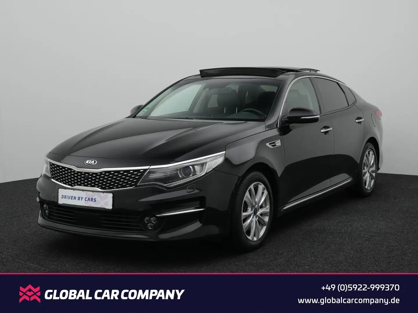 Kia Optima Spirit NAVI,H&K,ACC,TOTW,360°,PANO,SPURH Schwarz - 1