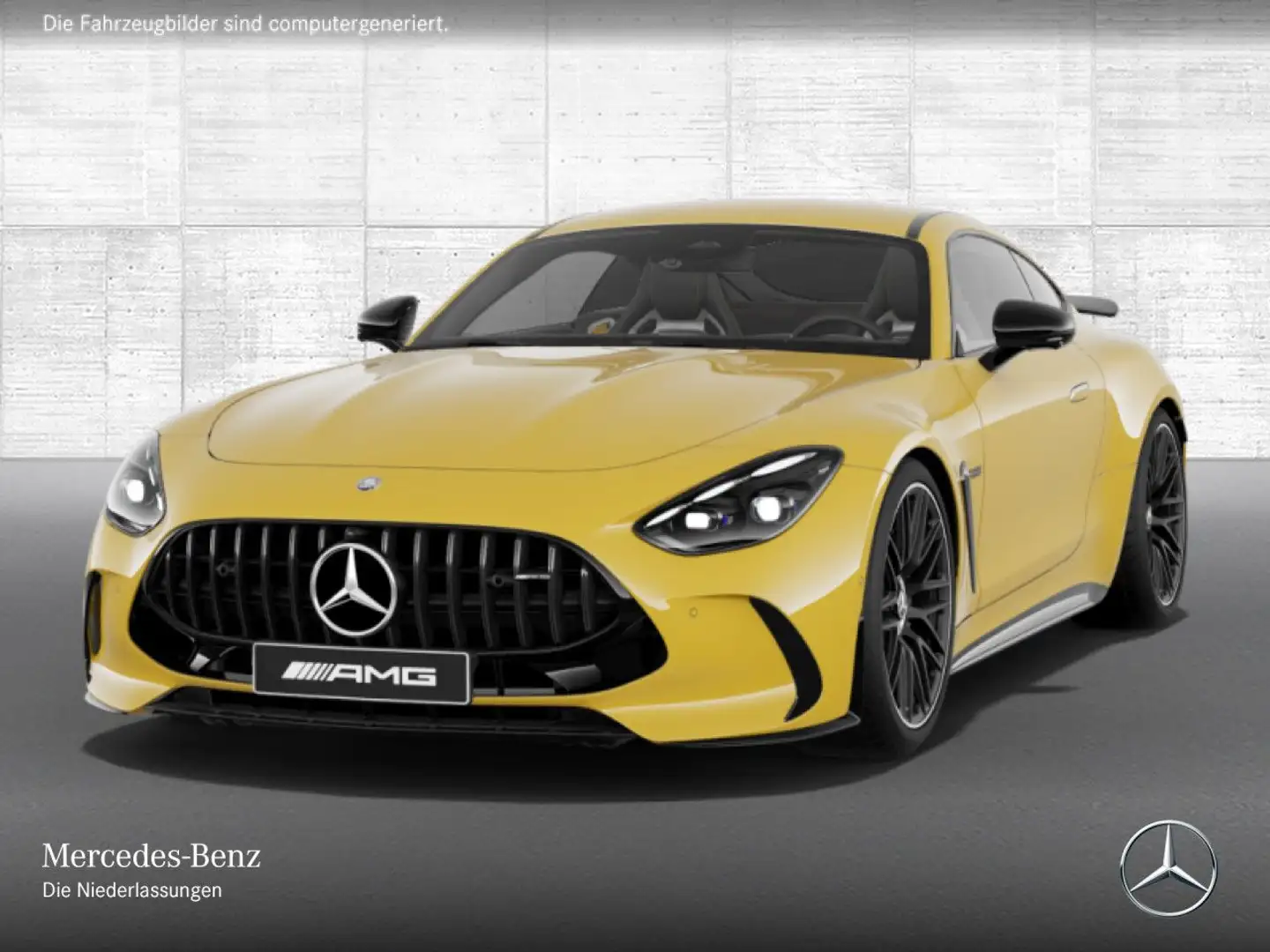 Mercedes-Benz AMG GT 63  Cp. 4M AeroPak Perf-Sitze 360° Night Gelb - 2