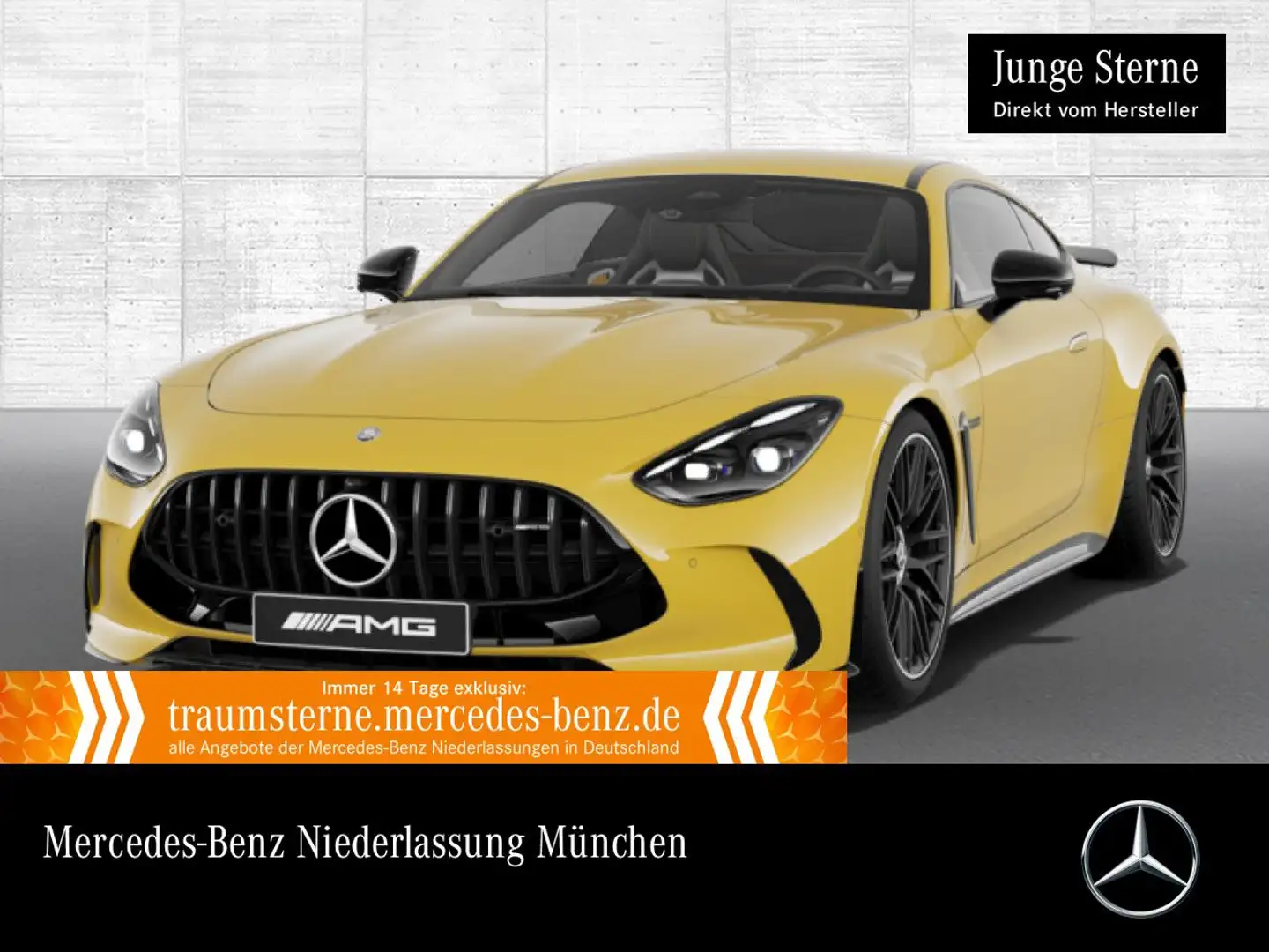 Mercedes-Benz AMG GT 63  Cp. 4M AeroPak Perf-Sitze 360° Night Gelb - 1