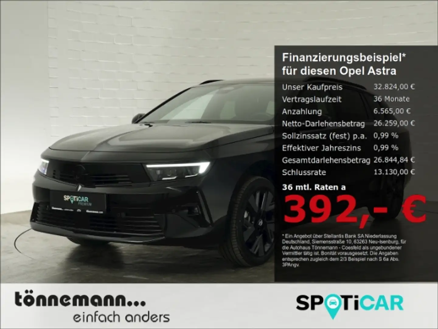 Opel Astra L ST ELECTRIC GS 54 kWh+AHK+CARPLAY+HEAD UP DISPLA Schwarz - 1