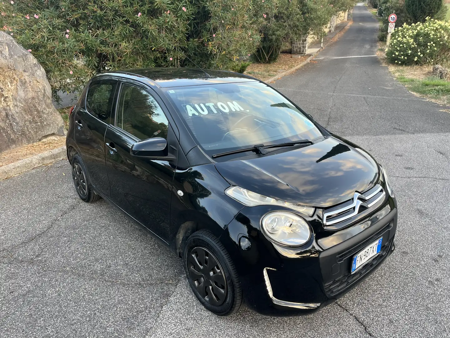 Citroen C1 5p 1.0 vti Feel euro 6 automatica perfetta permute Nero - 1