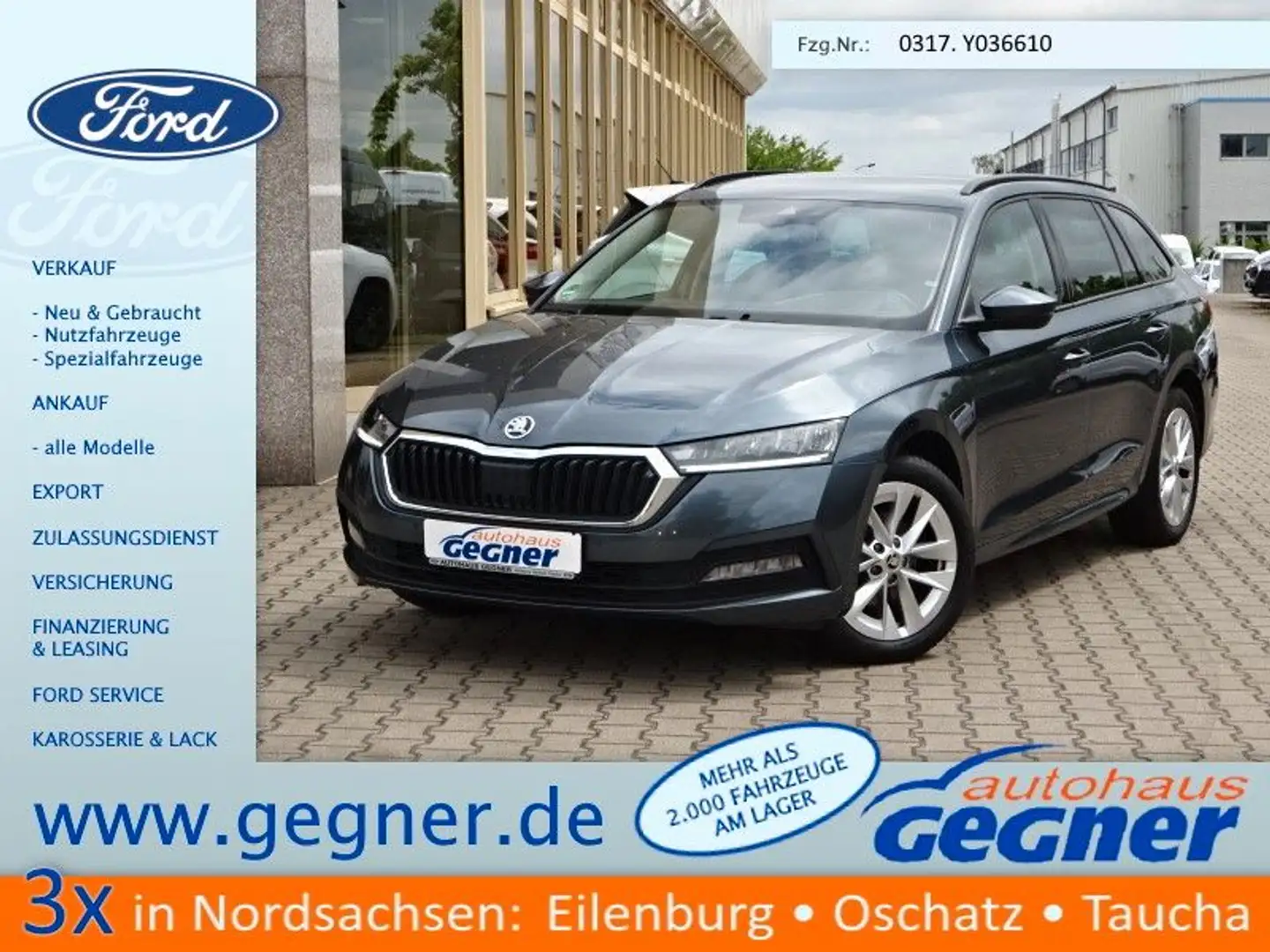 Skoda Octavia Combi 150PS DSG Ambition Navi Kamera Grau - 1