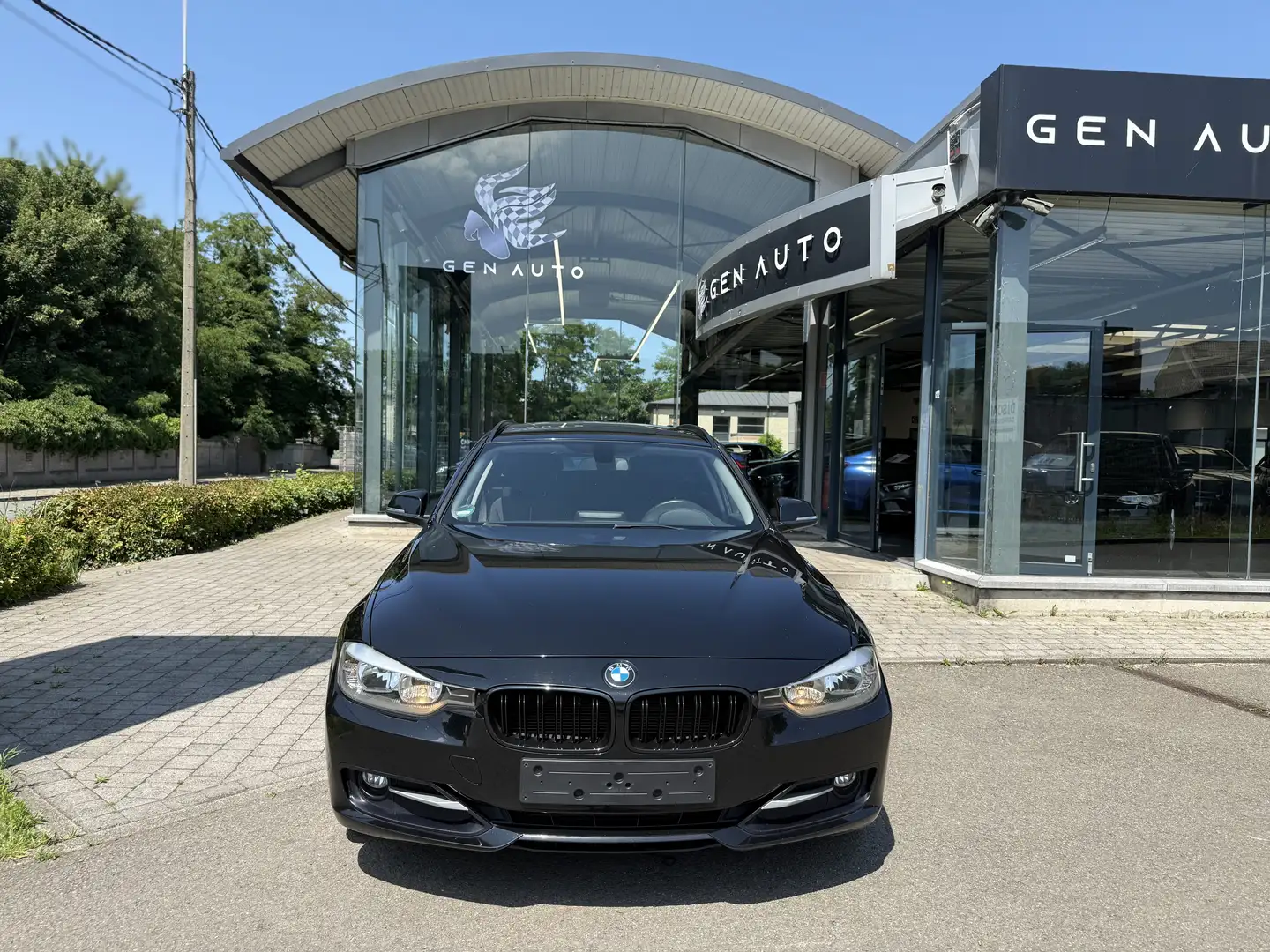 BMW 316 Touring 316i Pack Sport Siège M GPS PDC Euro 6b Noir - 2