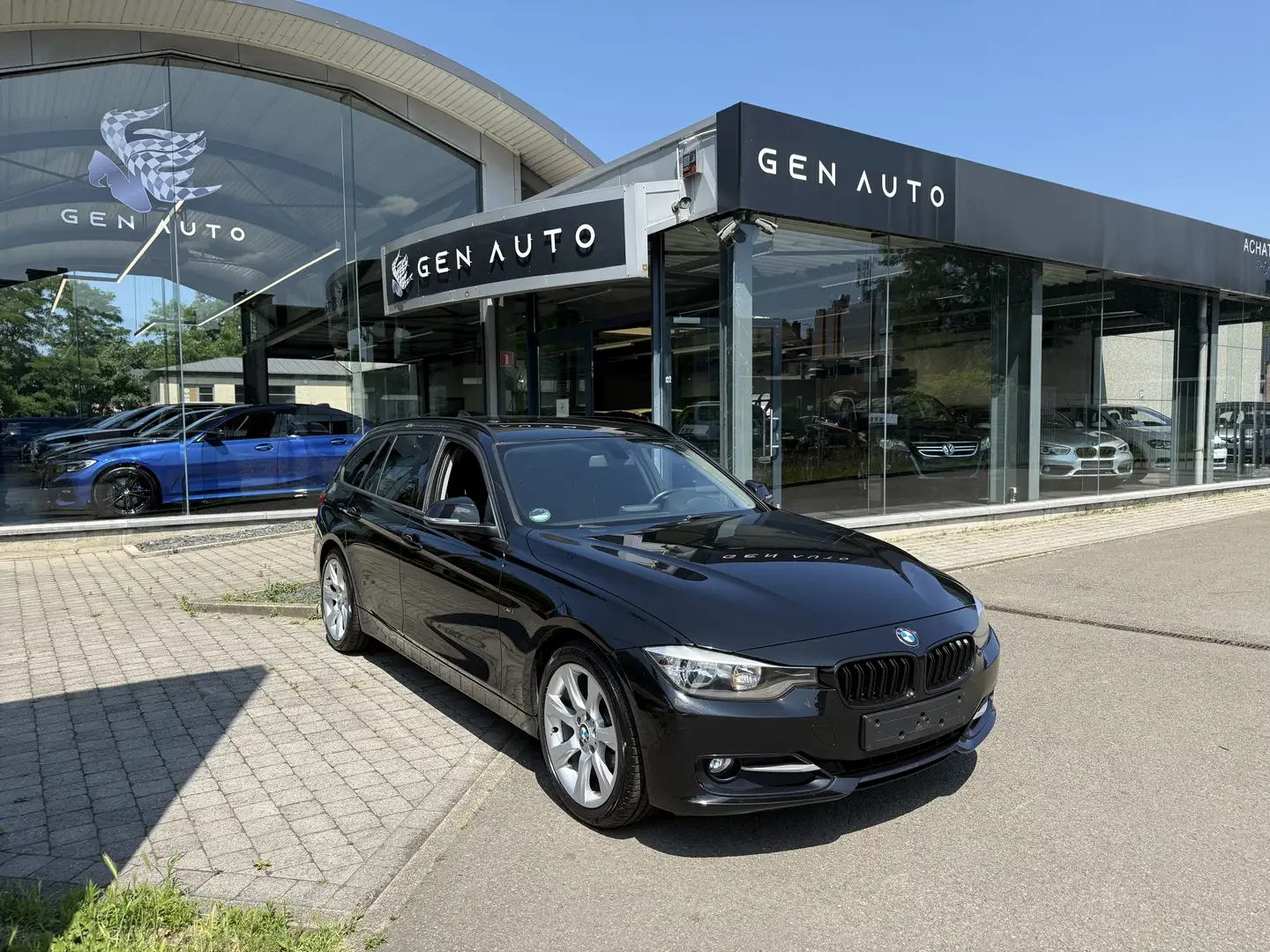 BMW 316 Touring 316i Pack Sport Siège M GPS PDC Euro 6b Noir - 1