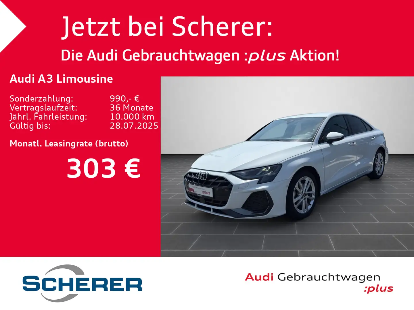 Audi A3 35 TFSI S line S tronic AHK SONOS H Weiß - 1