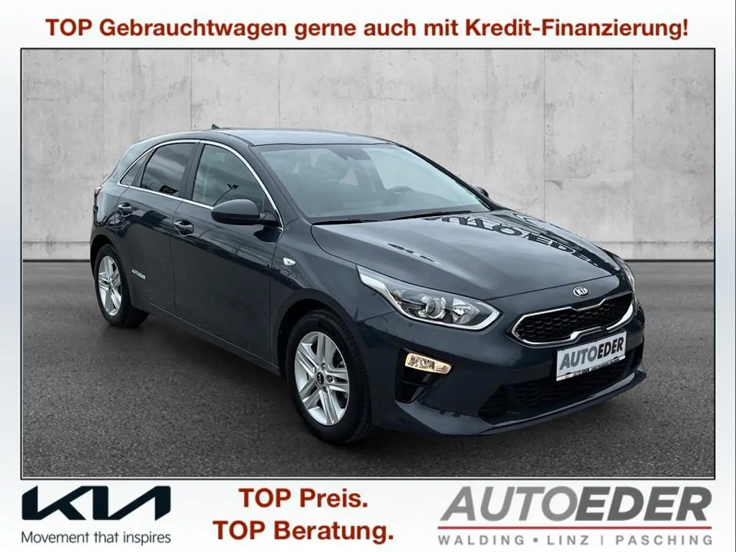 Kia Ceed / cee'd ceed 1,0 T-GDI GPF Silber - 1