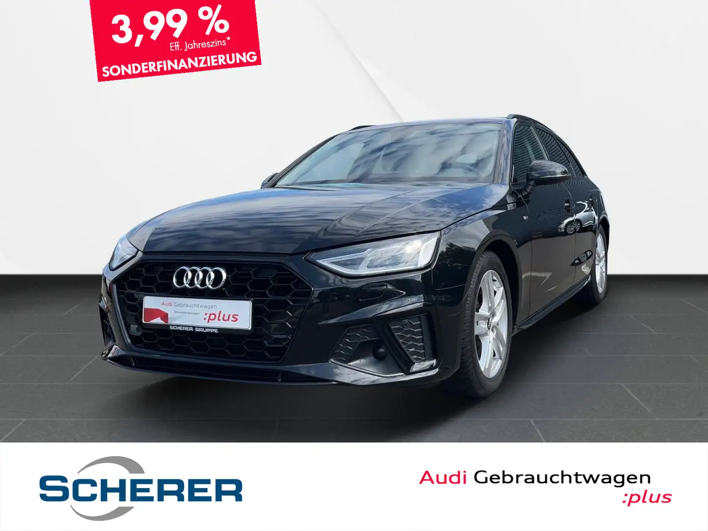 Audi A4 35 TDI, S-LINE, WKR, NAVI, ACC, SITZHZG Schwarz - 1
