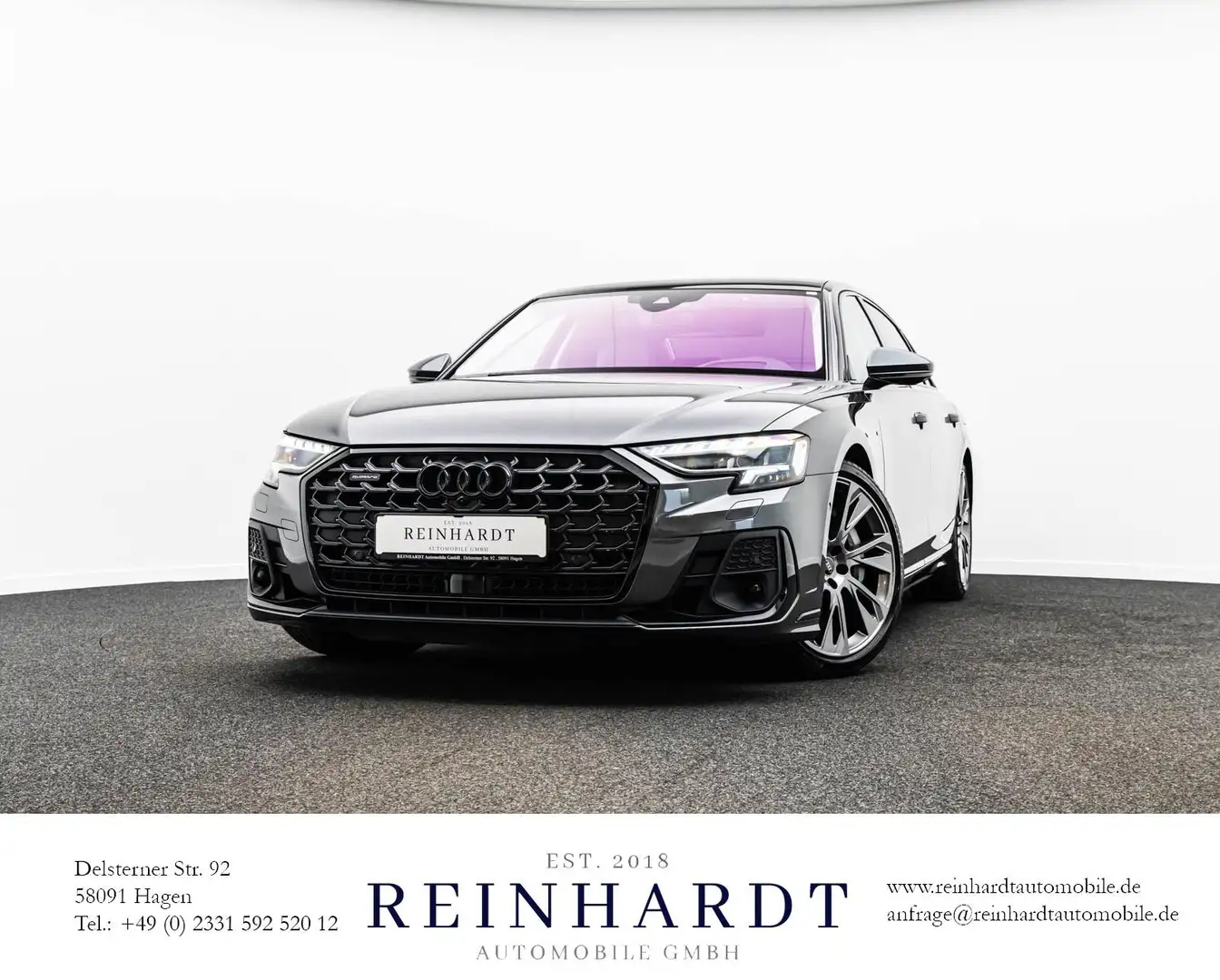 Audi A8 60TFSie L S LINE/BLACK/21Z/DIG-MTRX/ACC/PANO Grau - 1
