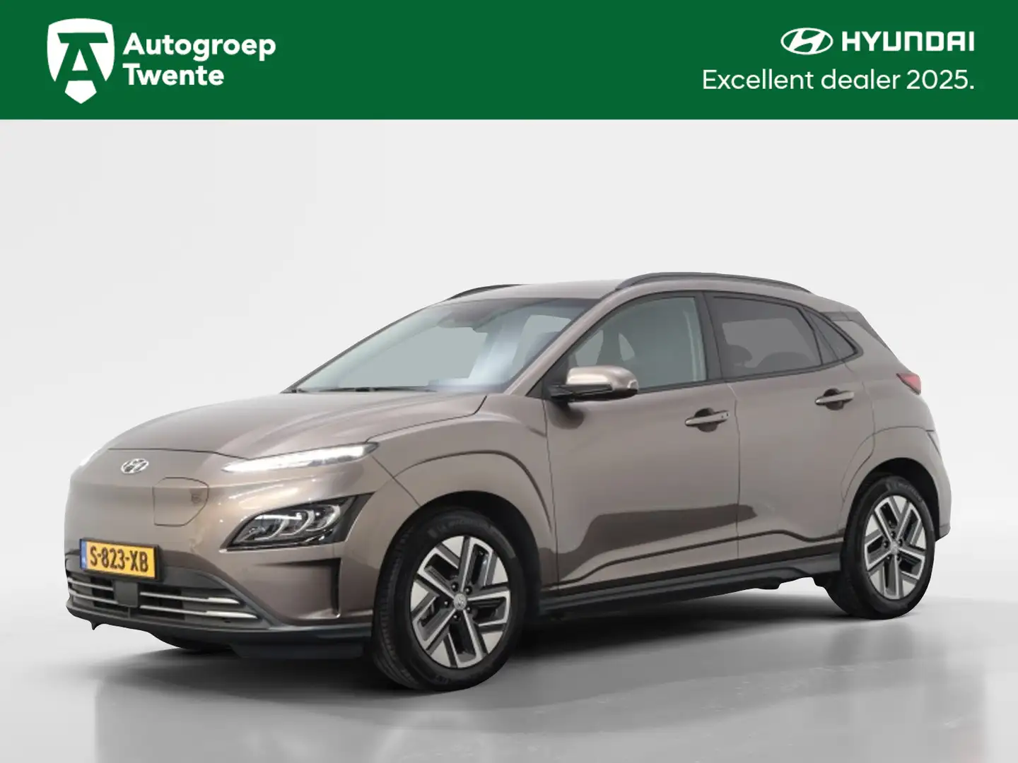 Hyundai KONA EV Premium 64 kWh | Leer | Navigatie | Camera | Ca Bruin - 1