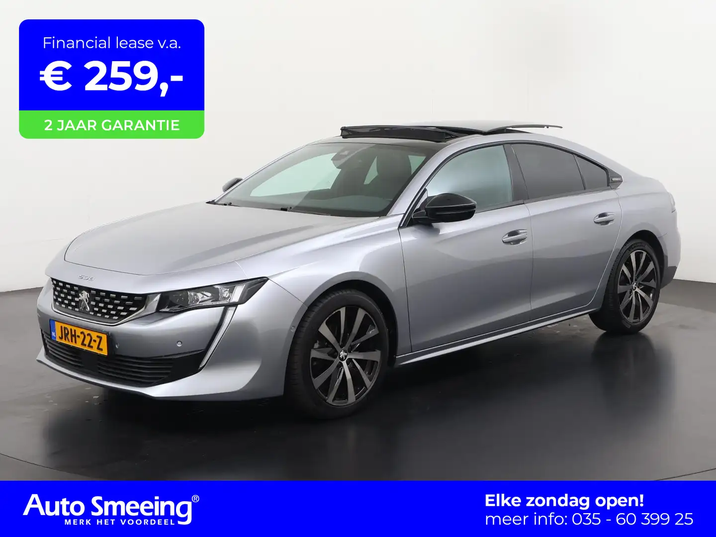 Peugeot 508 1.6 PureTech GT Line Automaat | Schuifdak | Zondag Gris - 1