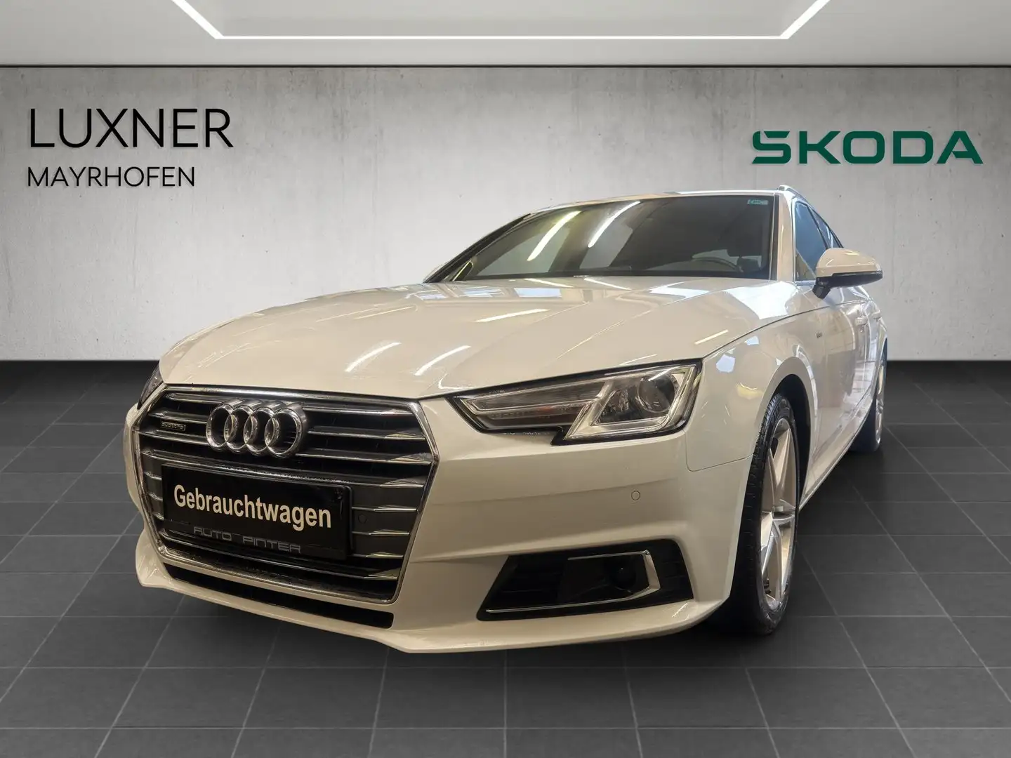 Audi A4 2.0 TDI quattro Sport Weiß - 1